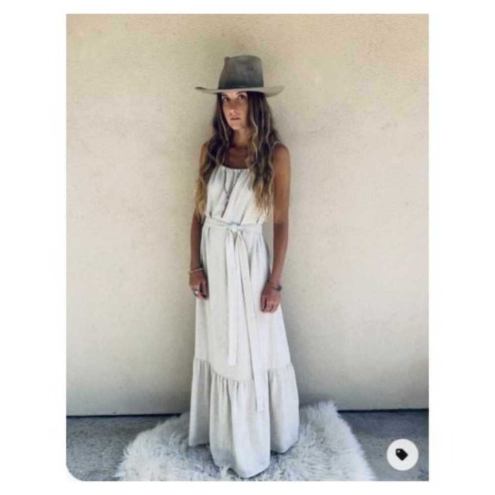 NWT TYSA Positano Dress in Linen, M